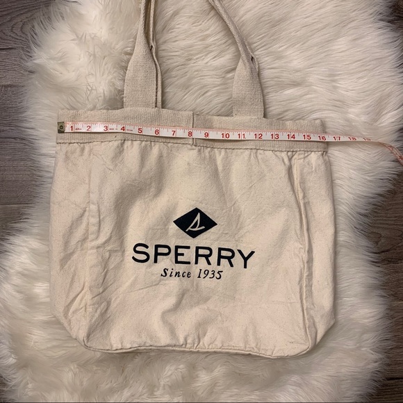 Sperry Since 1935 Large Canvas Tote Bag - Picture 6 of 15